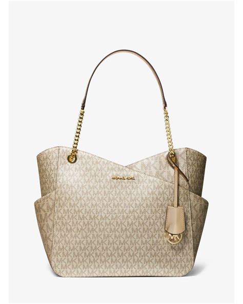 michael kors logo shoulder bag